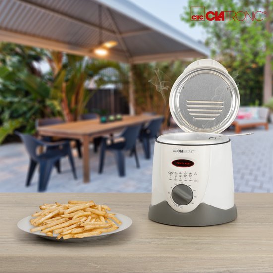 Clatronic FFR 2916 - Elektrische fondue - Mini Friteuse 1L - 6 fonduevorkjes — afbeelding 2