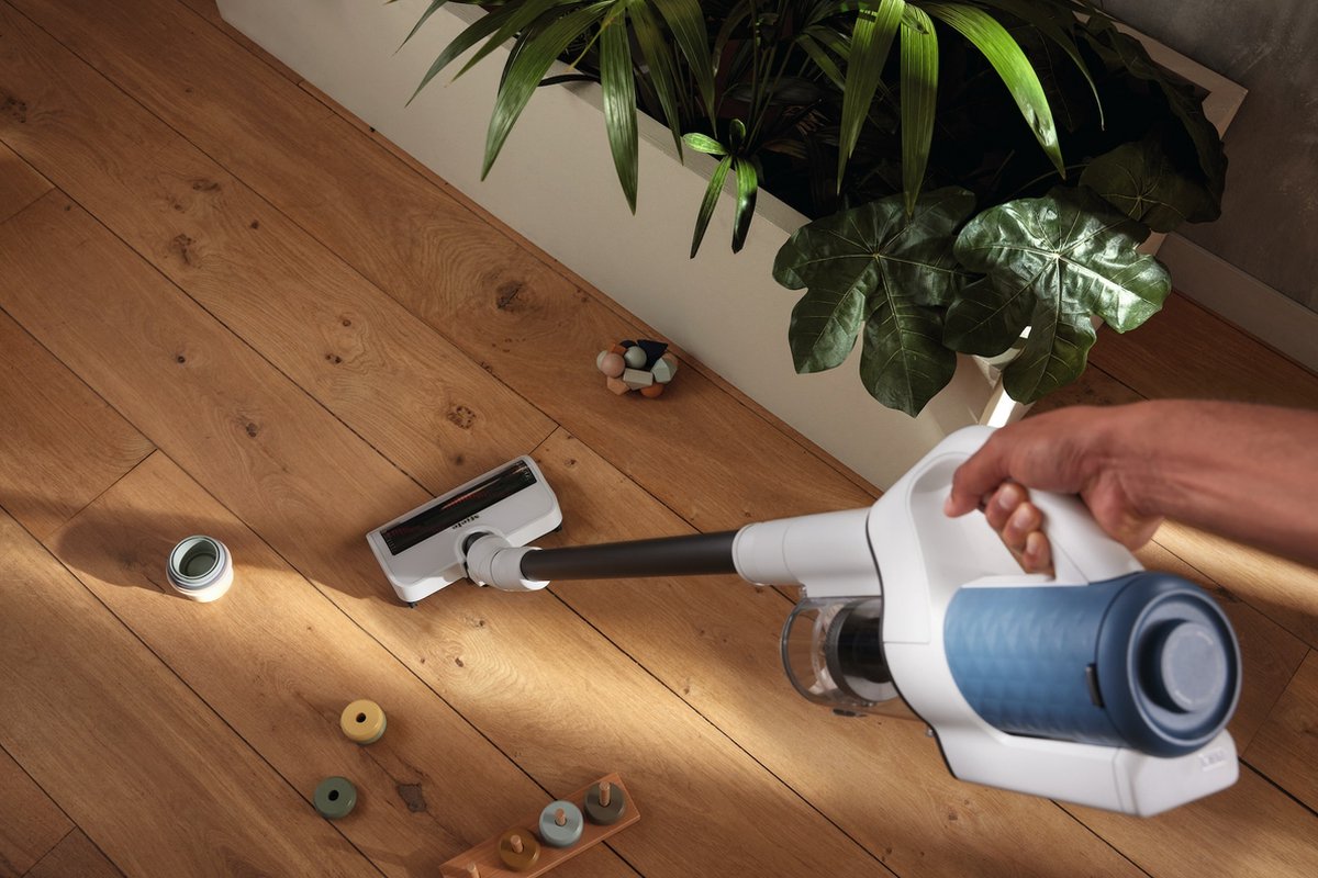 Miele Duoflex HX1 2-in-1-steelstofzuiger Zakloos Blauw/Wit - afbeelding 2