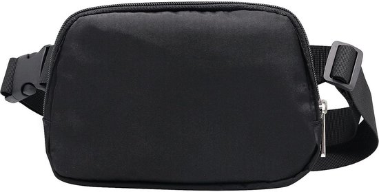 FANDARE Heuptasjes voor dames en heren crossbody heuptas met verstelbare riem modieuze heuptas voor outdoor/training/reizen/informeel/hardlopen/ wandelen/fietsen/heuptas Zwart Large