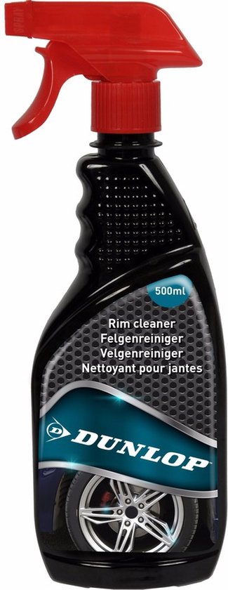 Foto: Dunlop auto onderhoud velgen reiniger 500 ml spray bus schoonmaakmiddel