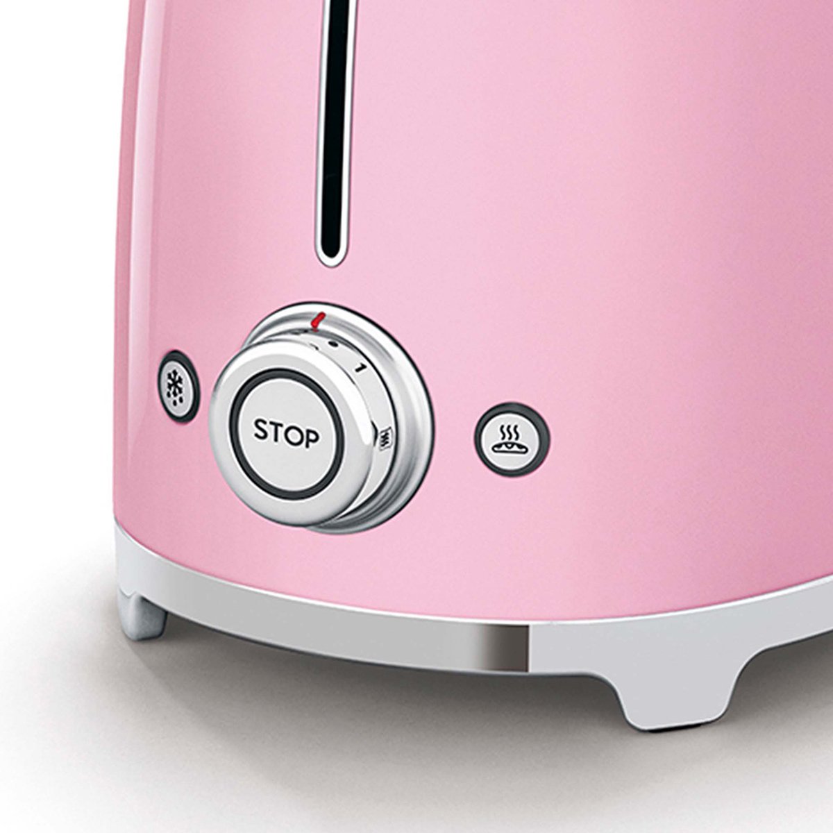 SMEG TSF01PKEU - Broodrooster - Roze - 2x2 - 950W - 6 niveaus thumbnail 4