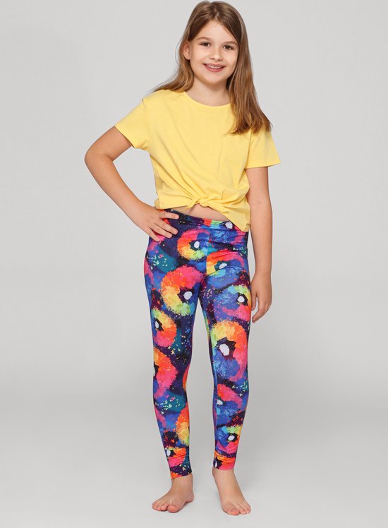 Merry Style Meisjes Lange Legging - van Katoenen - Vrijetijdsbroek - Sport - MS-MS10-337-LE-new - Löwenzahn - 146