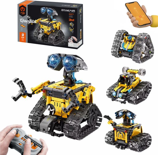 Qualitá® 4 in 1 Robot Bouwpakket - Robot Speelgoed