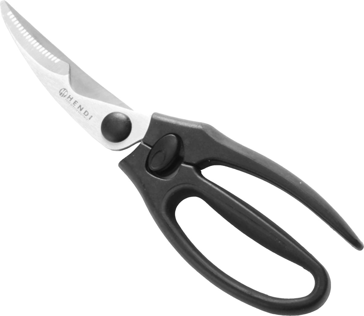 HENDI Wildschaar – Gehard Staal – Softgrip – 240 mm – Zwart