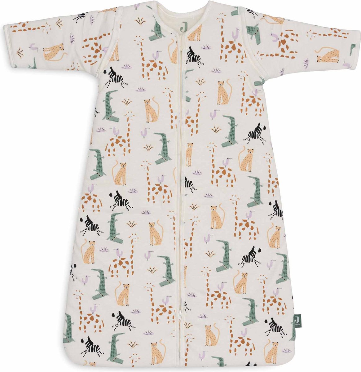 Jollein Baby Slaapzak Winter Met Afritsbare Mouw 90cm - Jungle Jambo - Winterslaapzak op Prijzenvolger.com