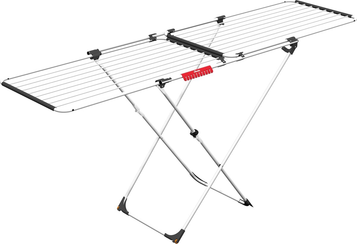 Riokem ® Uitschuifbare Droogrek met Stalen en Aluminium Design voor 22 m Drooglengte
