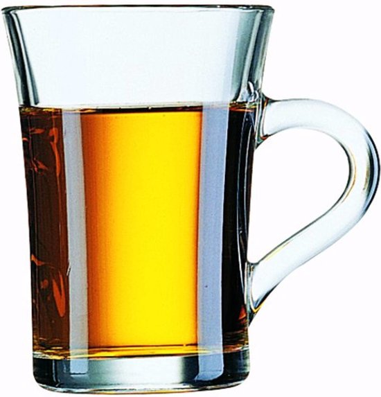 12x morceaux de verres à Verres à thé à café de luxe transparents 230 ml