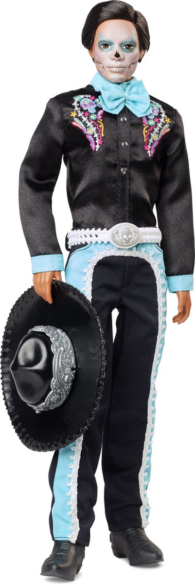 Barbie Ken Día De Muertos-pop Veelkleurig — afbeelding 3