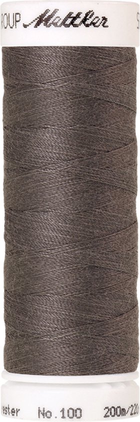 Fil à coudre universel Mettler / Amann , 200m. polyester, 0415 gris