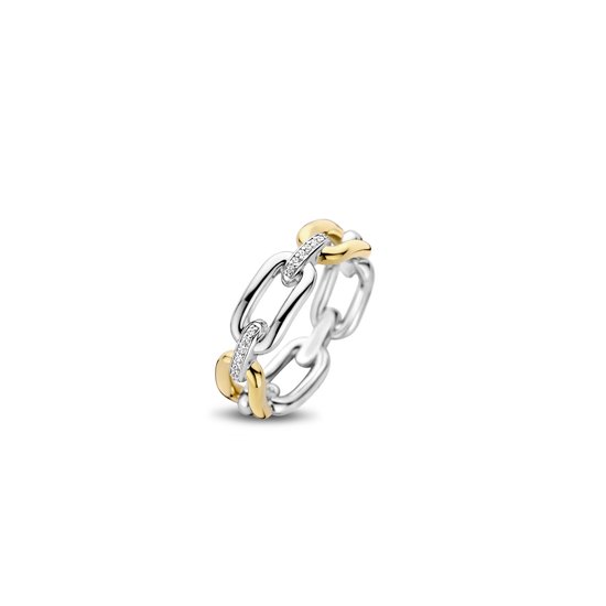 Ring femme TI SENTO - Argent 925 - Argent plaqué or Argent - Taille 19,75 mm / taille 62 - 12205YS
