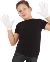 FUNIDELIA Witte handschoenen 19 cm voor kinderen - Wit