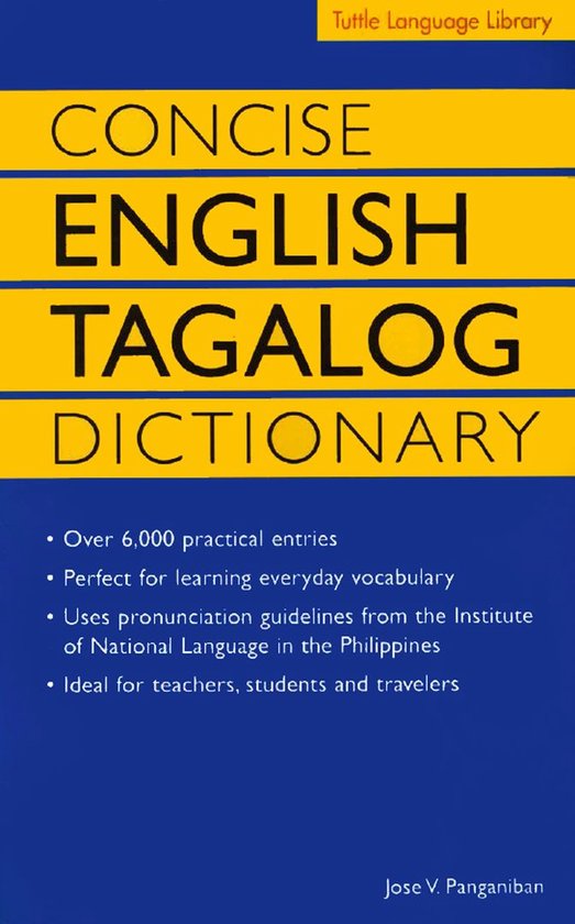 Concise English Tagalog Dictionary (ebook), Jose V. Panganiban