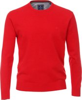 Redmond heren trui katoen O-hals - rood -  Maat: XL