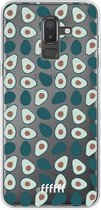 6F hoesje - geschikt voor Samsung Galaxy J8 (2018) -  Transparant TPU Case - Avocado's #ffffff