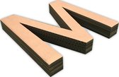 KarTent - Kartonnen Letter - 100 cm hoog - 63mm dik - Duurzaam Karton
