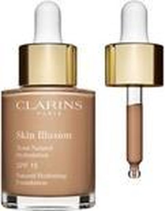 Clarins Skin Illusion Teint Naturel Hydratation - SPF 15 - Foundation - 110  Honey - 30 ml | bol.com