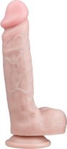 Bundle - Easytoys Dildo Collection - Realistische Dildo Met Balzak - 22,5 cm met glijmiddel