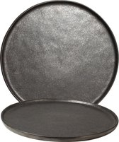 Bord ø26.5cm zwart - Table Tales Shimmer