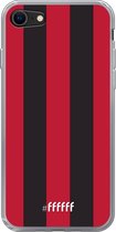 6F hoesje - geschikt voor iPhone 8 - Transparant TPU Case - AC Milan #ffffff