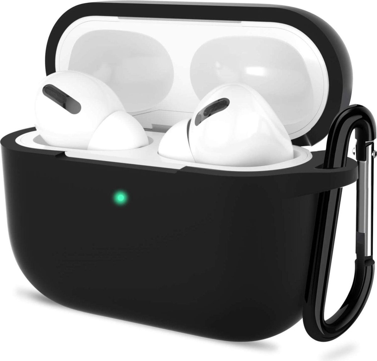 Shieldcase Case geschikt voor Airpods Pro / 2 Pro silicone case - zwart