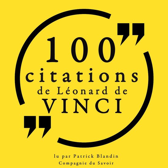 100 citations de Léonard de Vinci - cover