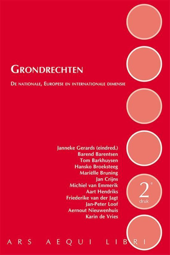 Boek cover Ars Aequi Handboeken  -   Grondrechten van Janneke Gerards (Paperback)