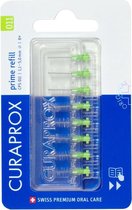 3x Curaprox Interdentale Rager Prime Navulling CPS 011 Groen 5,0mm 8 stuks