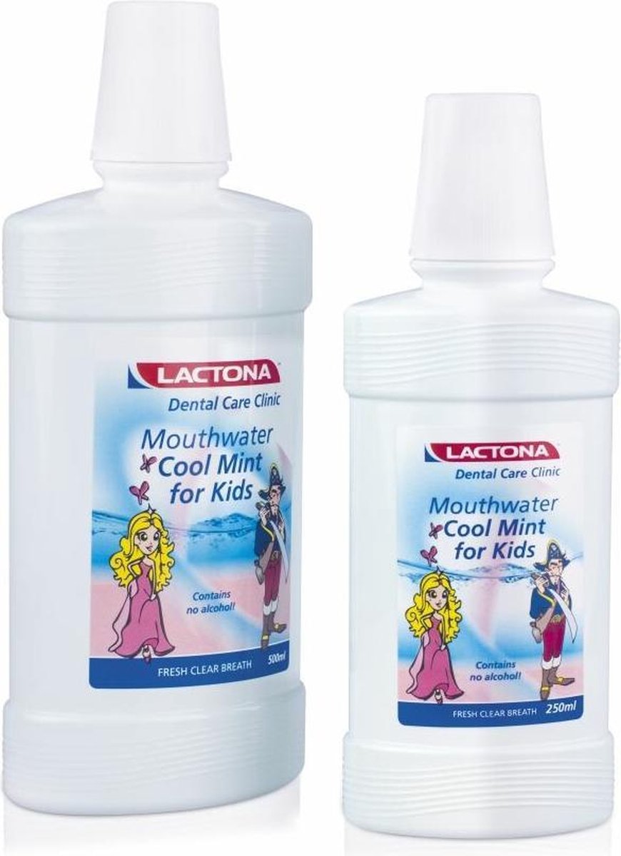 10x Lactona Mondwater Kids 250 ml