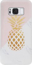 ADEL Siliconen Back Cover Softcase Hoesje voor Samsung Galaxy S8 Plus - Ananas