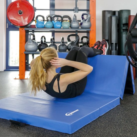 KOMFOTTEU Foldable gymnastics mat, thickness 3.8 cm