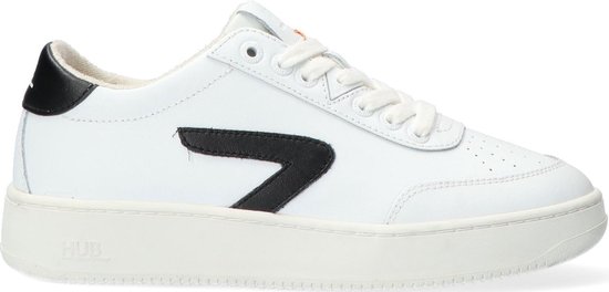 HUB Baseline-w Lage sneakers - Leren Sneaker - Dames - Wit - Maat 40 |  bol.com