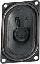 Visaton SC 4.7 ND - 8 Ohm 2.8 inch 7 cm Breedband-luidspreker 2 W 8 Ω Zwart Ovaal, Magnetisch afgeschermd