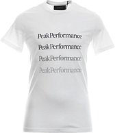 Peak Performance  - Ground Tee 2 - Witte T-shirts Heren - S - Wit