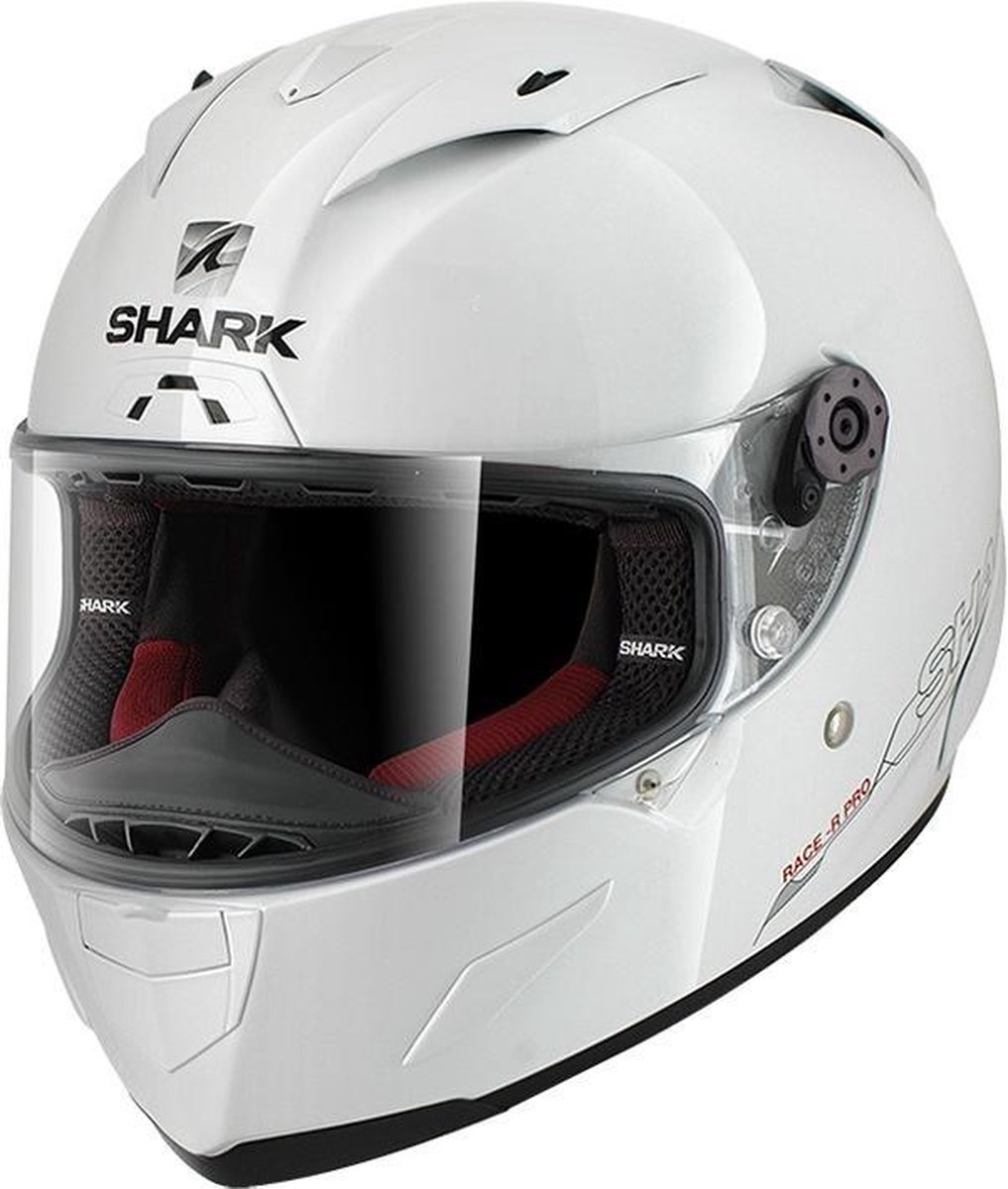SHARK RACE-R PRO BLANK Motorhelm Integraalhelm Wit - Maat L
