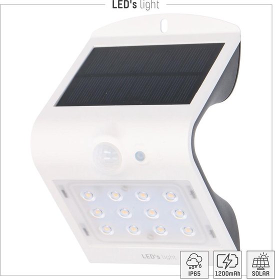 LED's Light Solar buitenlamp 200 Lumen met sensor | bol.com