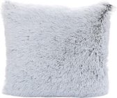 Coussin shaggy bicolore 60x60 cm rembourrage 600g