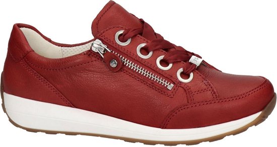 Ara Osaka High Soft dames sneaker - Rood - Maat 38,5 | bol.com