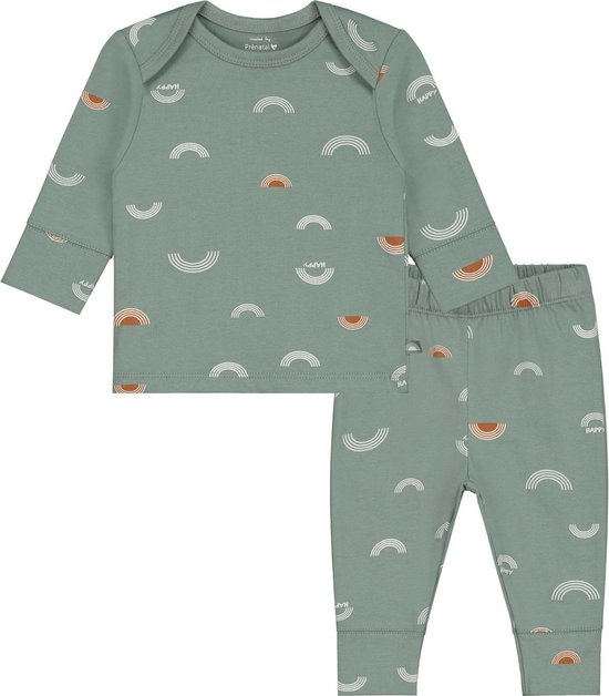 Prénatal Baby Jongens Pyjama - Baby Kleding voor Jongens - Maat 68 - Groen  met... | bol.com