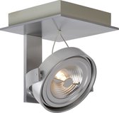 Lucide SPECTRUM - Plafondspot - LED Dimb. - AR111 - 1x12W 2700K - Mat chroom