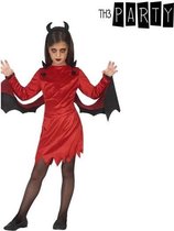 Atosa - Halloween - Kostuum - Demoness - Rood - 3 tot 4 jaar