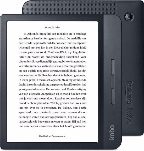 Kobo Libra H2O e-reader - Waterdicht - 7 inch scherm - Instelbaar warme | bol.com