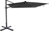 SORARA Roma Deluxe Zweefparasol - 300 x 300 cm - Zwart - LED