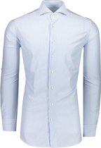 Profuomo Overhemd Blauw - Maat EU37 - Mannen - Lente/Zomer Collectie - Katoen