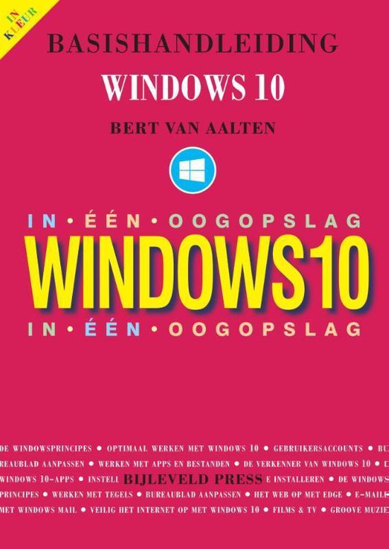 Basishandleiding Windows 10 in één oogopslag - cover