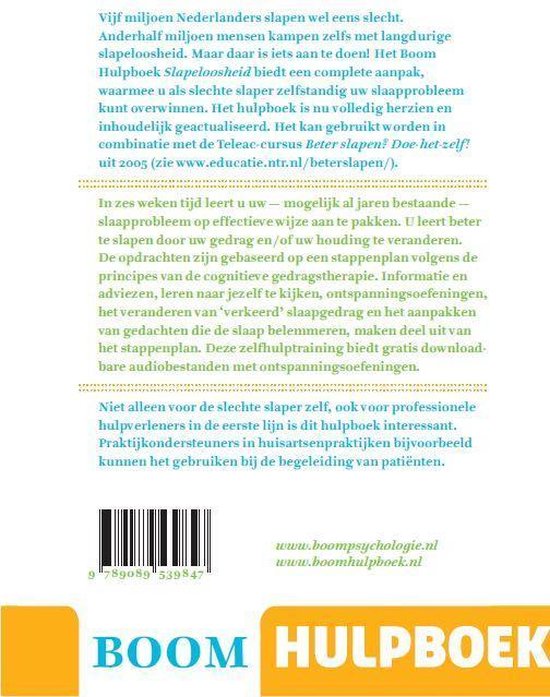 Boom Hulpboek - Slapeloosheid