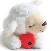 Knuffel met hartslag speciaal voor puppy's - Heart Beat Sheep Puppyknuffel - Pluche