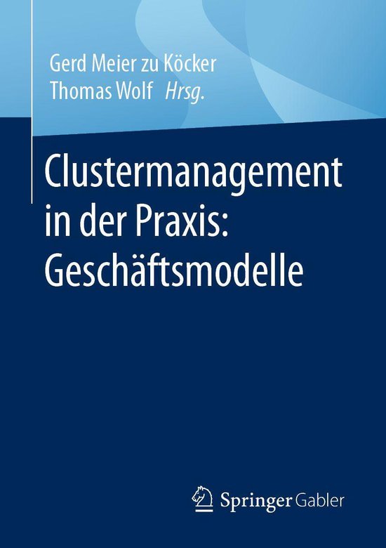 Business and Economics (German Language) - Clustermanagement ... - cover