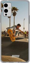 6F hoesje - geschikt voor OnePlus 9 -  Transparant TPU Case - Let's Skate #ffffff