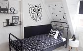 Drart - Metalen uil 70 cm x 61 cm - metalen wanddecoratie - metal owl