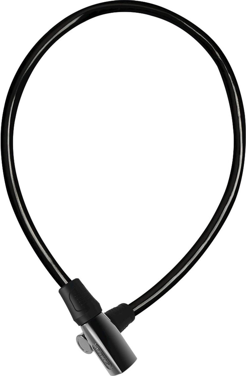 ABUS kabelslot 4408K - 65 cm lange stalen kabel met kunststof omhulsel - fietsslot met ABUS-Security Level 2 - blauw
